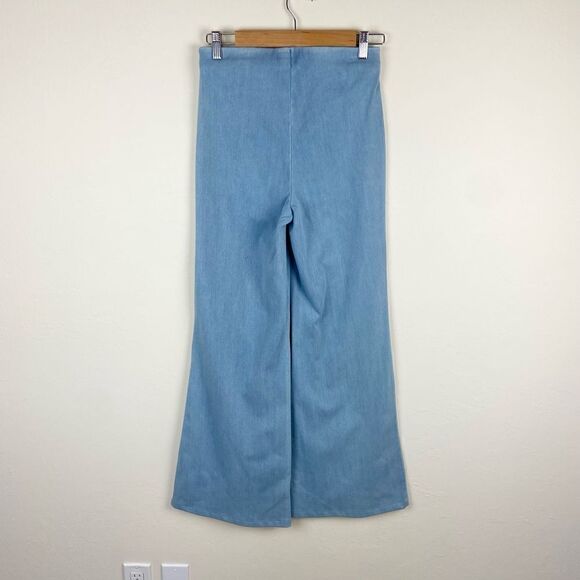 Good American Pull-On Wide Leg Palazzo Jeans - Picture 6 of 8